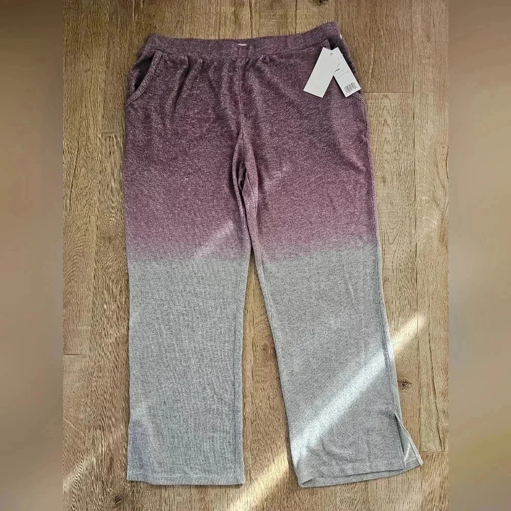 Adyson Parker Dip-Dye Ombre Wide Leg Pants Size XL